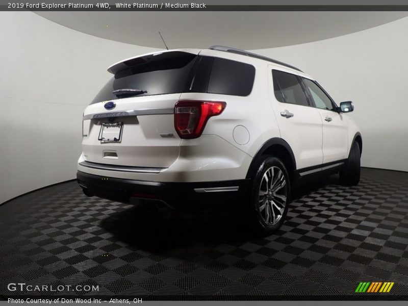 White Platinum / Medium Black 2019 Ford Explorer Platinum 4WD