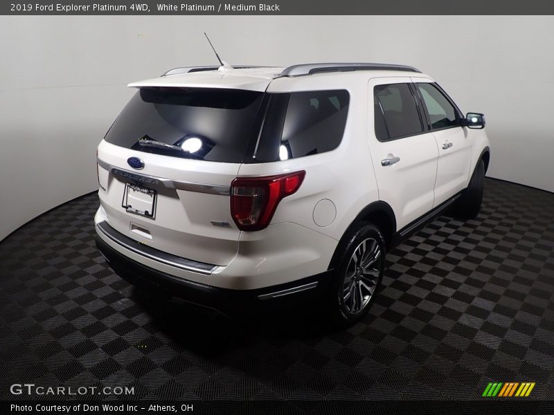 White Platinum / Medium Black 2019 Ford Explorer Platinum 4WD
