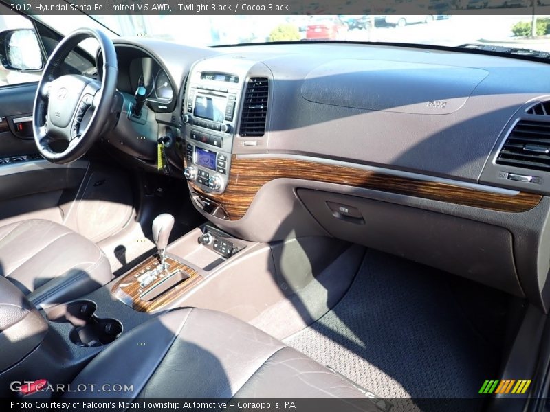 Twilight Black / Cocoa Black 2012 Hyundai Santa Fe Limited V6 AWD