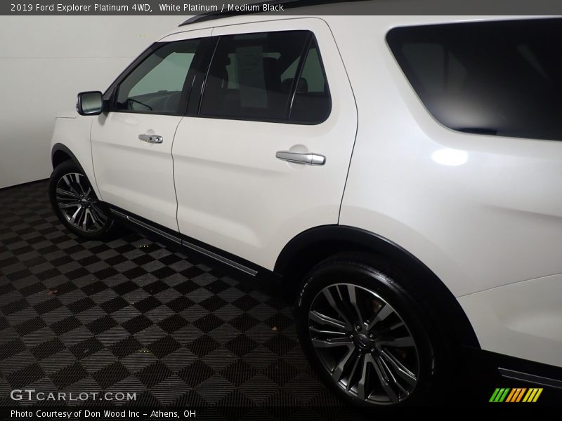 White Platinum / Medium Black 2019 Ford Explorer Platinum 4WD