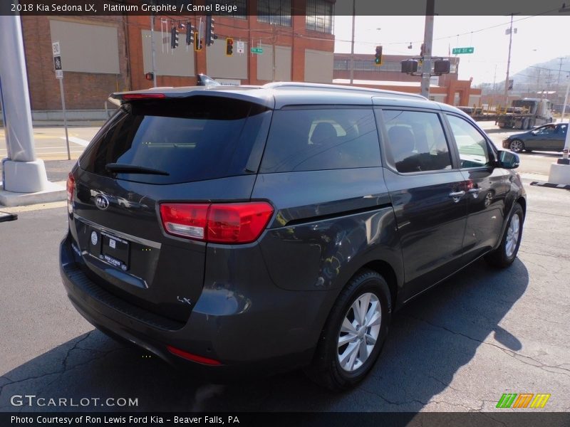 Platinum Graphite / Camel Beige 2018 Kia Sedona LX