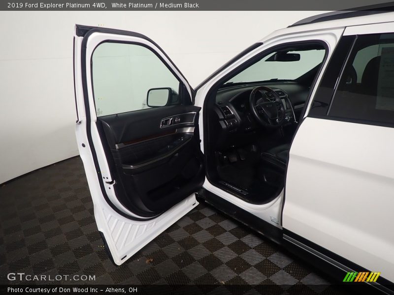 White Platinum / Medium Black 2019 Ford Explorer Platinum 4WD