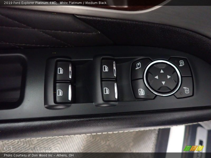 White Platinum / Medium Black 2019 Ford Explorer Platinum 4WD