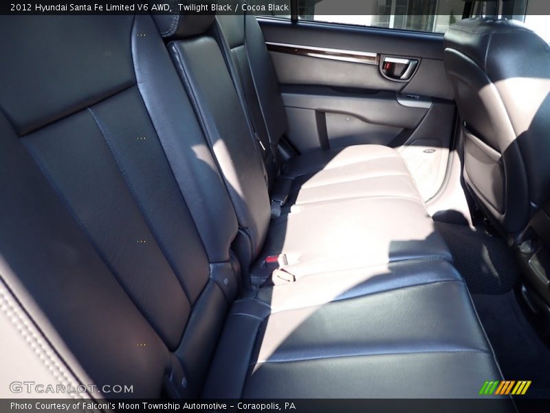 Twilight Black / Cocoa Black 2012 Hyundai Santa Fe Limited V6 AWD