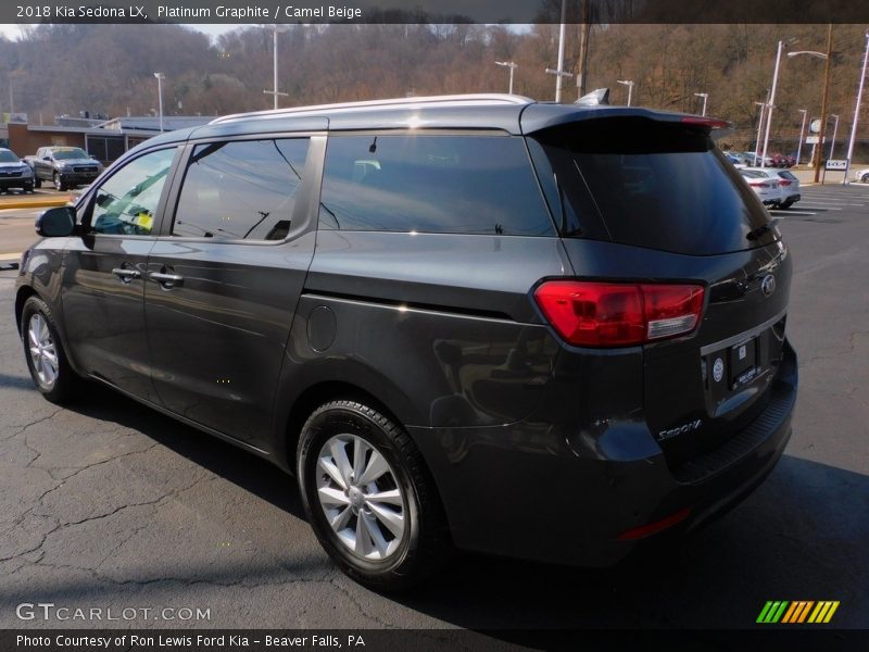 Platinum Graphite / Camel Beige 2018 Kia Sedona LX