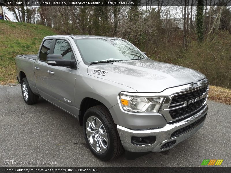 Front 3/4 View of 2022 1500 Big Horn Quad Cab