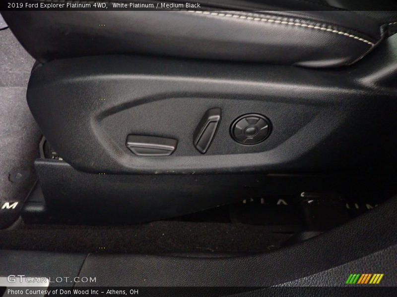 White Platinum / Medium Black 2019 Ford Explorer Platinum 4WD
