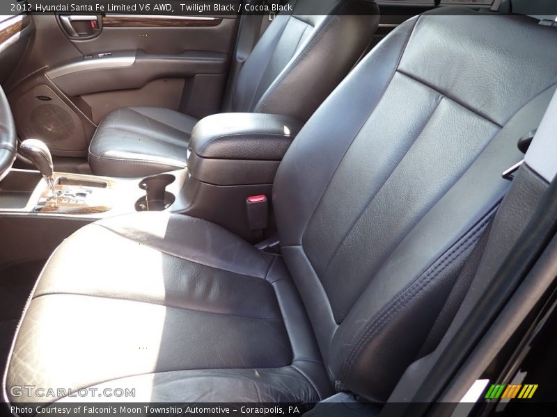 Twilight Black / Cocoa Black 2012 Hyundai Santa Fe Limited V6 AWD