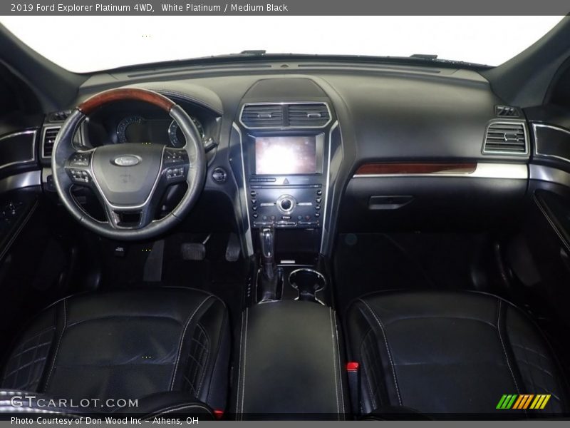 White Platinum / Medium Black 2019 Ford Explorer Platinum 4WD