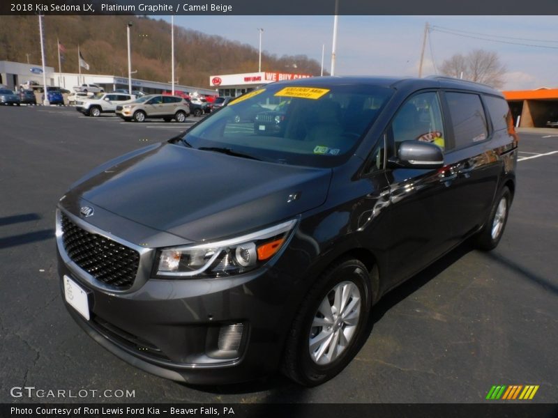 Platinum Graphite / Camel Beige 2018 Kia Sedona LX