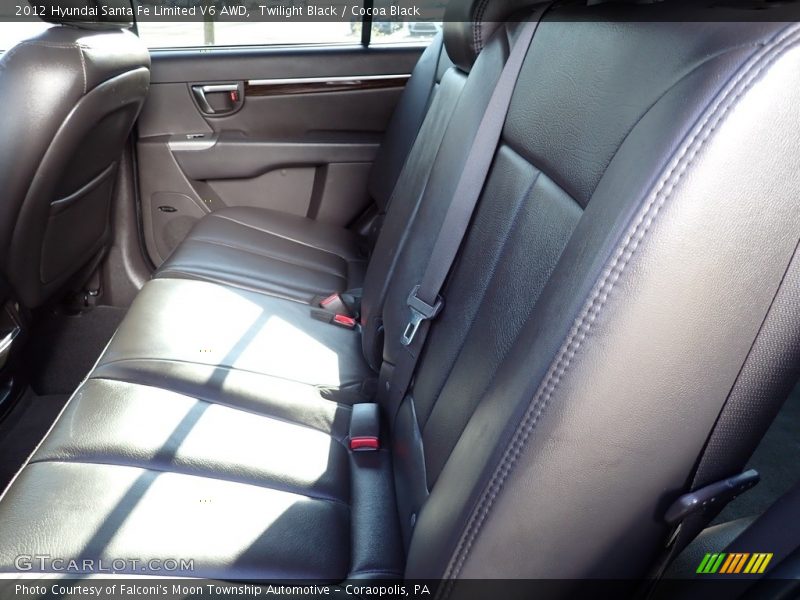 Twilight Black / Cocoa Black 2012 Hyundai Santa Fe Limited V6 AWD