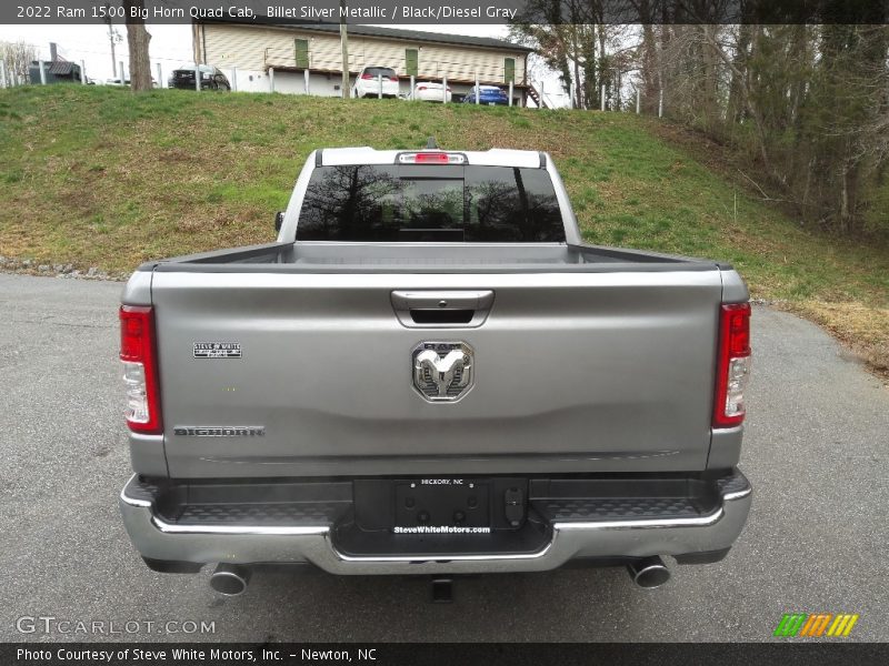 Billet Silver Metallic / Black/Diesel Gray 2022 Ram 1500 Big Horn Quad Cab