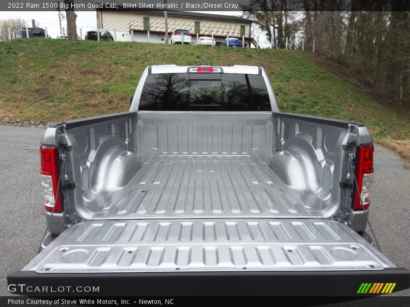 Billet Silver Metallic / Black/Diesel Gray 2022 Ram 1500 Big Horn Quad Cab