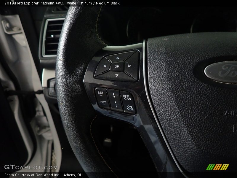 White Platinum / Medium Black 2019 Ford Explorer Platinum 4WD
