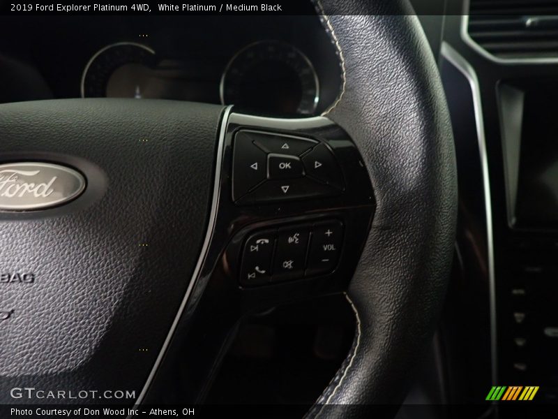 White Platinum / Medium Black 2019 Ford Explorer Platinum 4WD