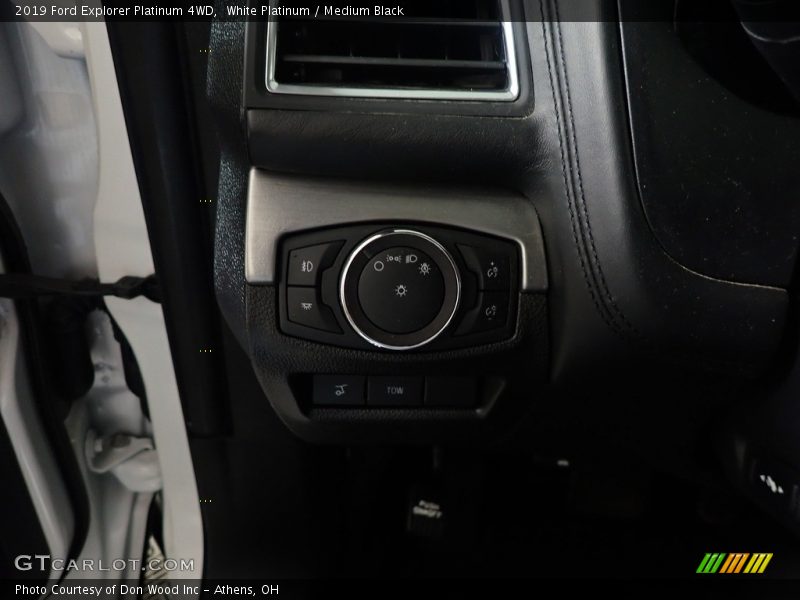 White Platinum / Medium Black 2019 Ford Explorer Platinum 4WD
