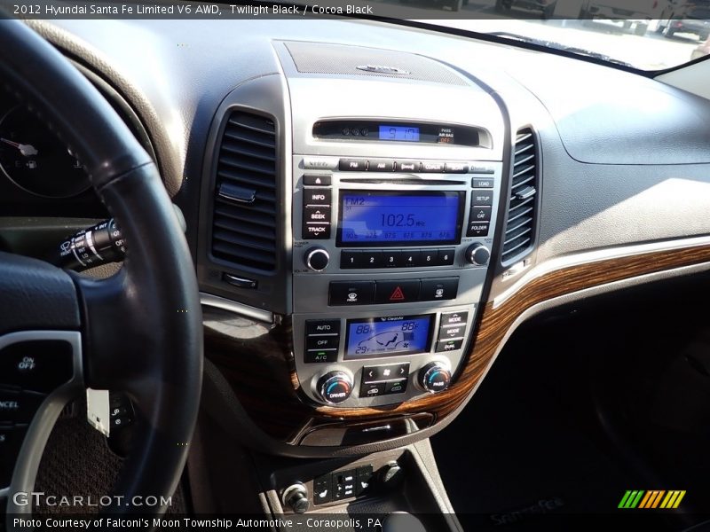 Twilight Black / Cocoa Black 2012 Hyundai Santa Fe Limited V6 AWD