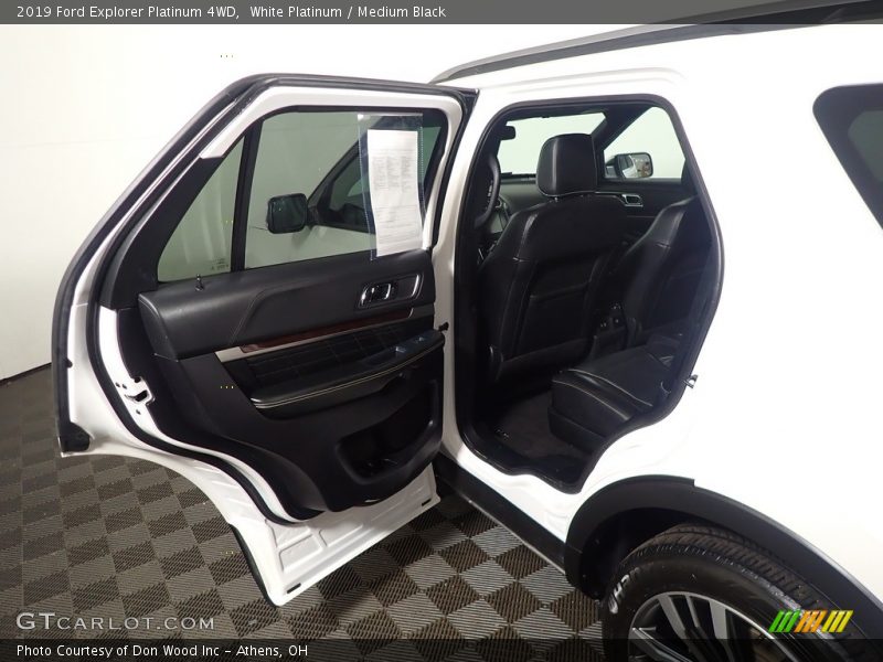 White Platinum / Medium Black 2019 Ford Explorer Platinum 4WD