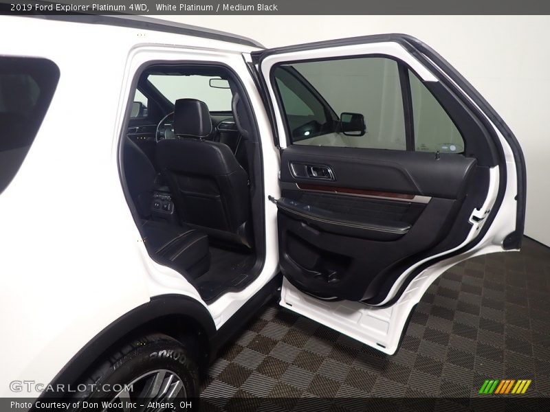 White Platinum / Medium Black 2019 Ford Explorer Platinum 4WD