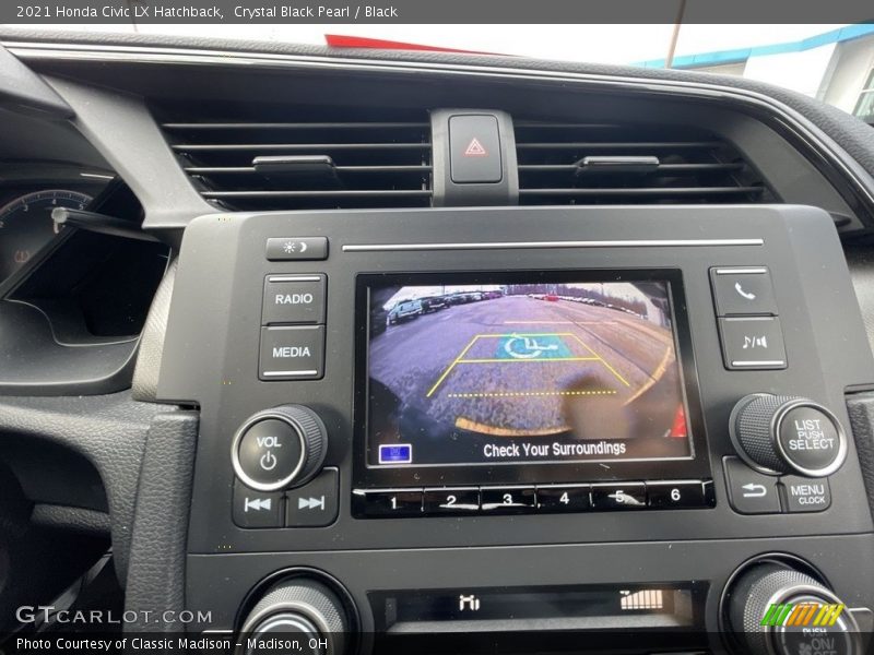 Crystal Black Pearl / Black 2021 Honda Civic LX Hatchback