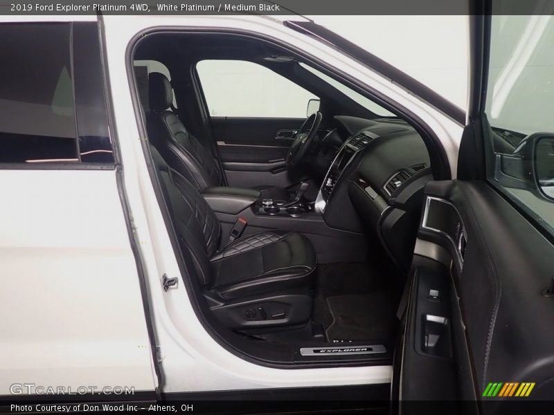 White Platinum / Medium Black 2019 Ford Explorer Platinum 4WD