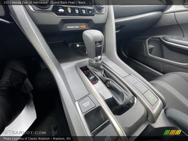 Crystal Black Pearl / Black 2021 Honda Civic LX Hatchback