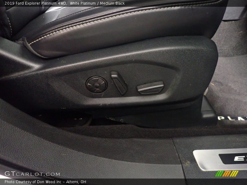 White Platinum / Medium Black 2019 Ford Explorer Platinum 4WD