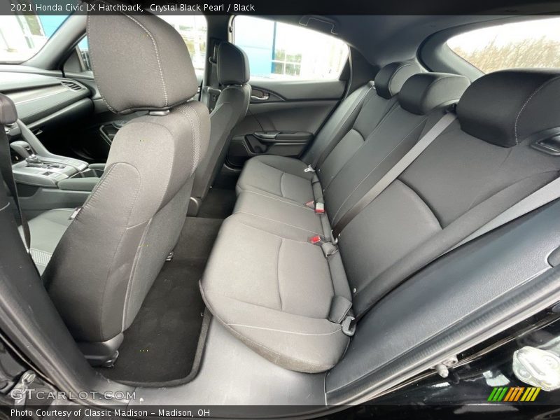 Crystal Black Pearl / Black 2021 Honda Civic LX Hatchback