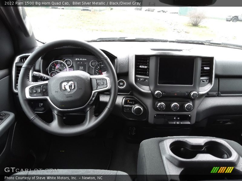 Dashboard of 2022 1500 Big Horn Quad Cab