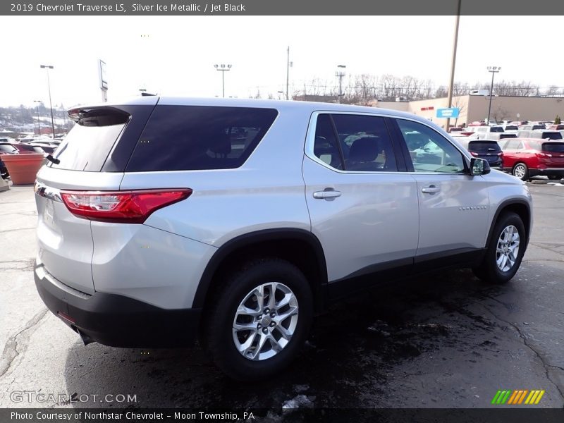 Silver Ice Metallic / Jet Black 2019 Chevrolet Traverse LS