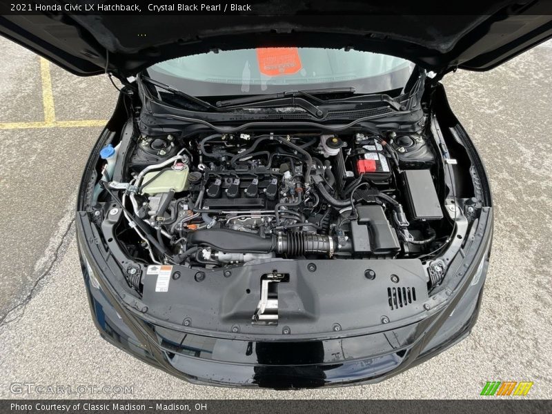 Crystal Black Pearl / Black 2021 Honda Civic LX Hatchback