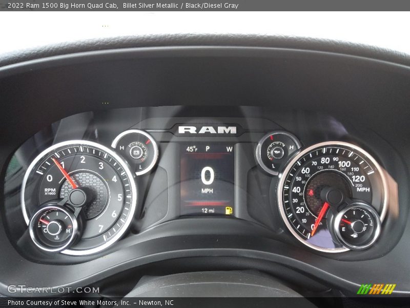  2022 1500 Big Horn Quad Cab Big Horn Quad Cab Gauges