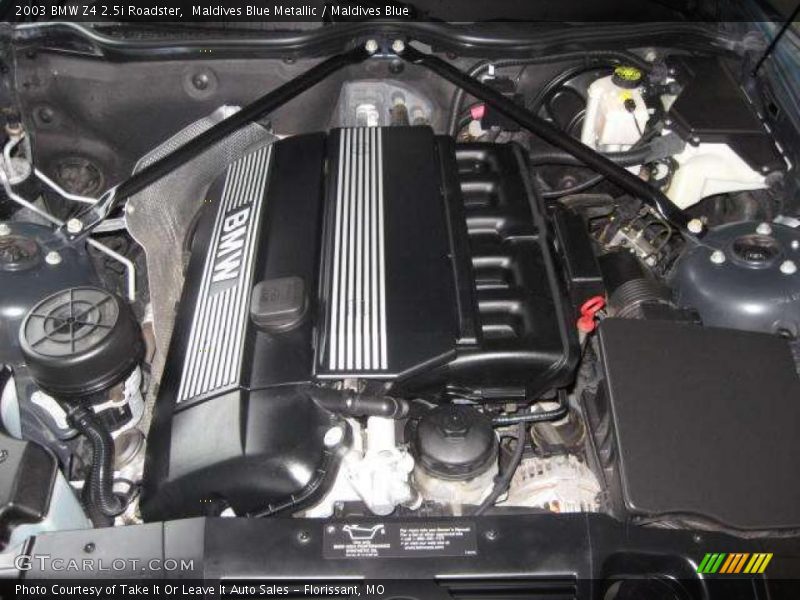 Maldives Blue Metallic / Maldives Blue 2003 BMW Z4 2.5i Roadster