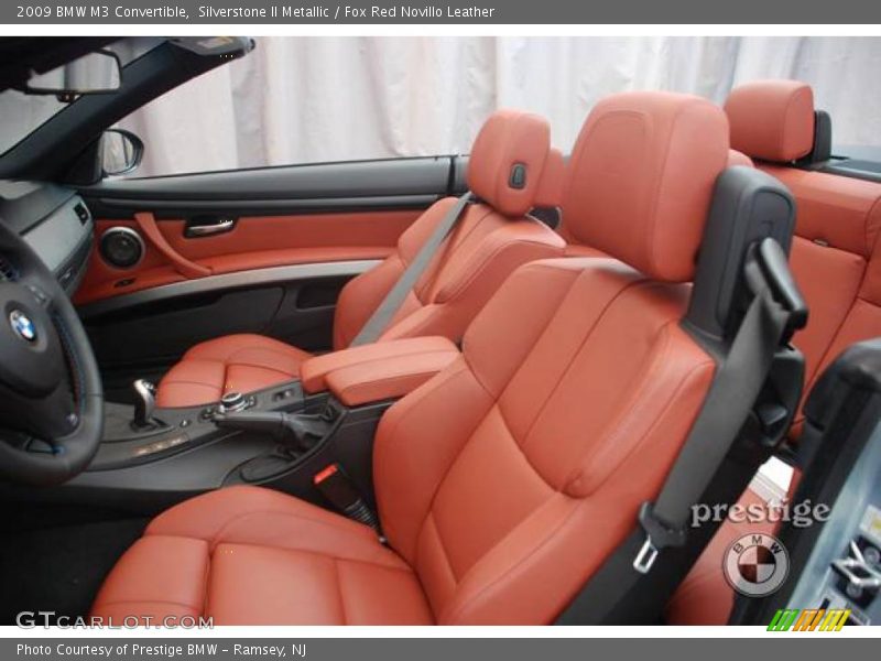 Silverstone II Metallic / Fox Red Novillo Leather 2009 BMW M3 Convertible