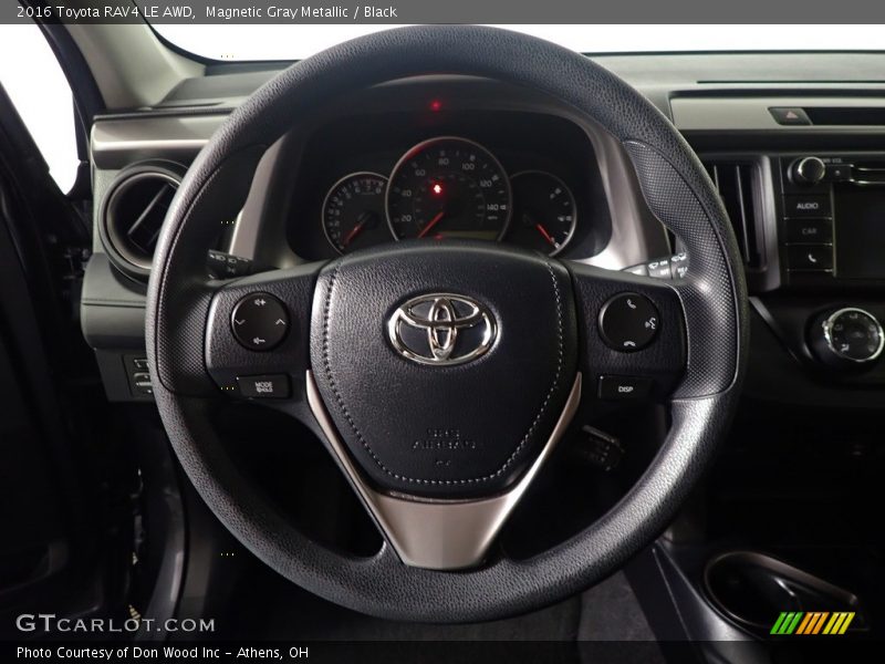 Magnetic Gray Metallic / Black 2016 Toyota RAV4 LE AWD
