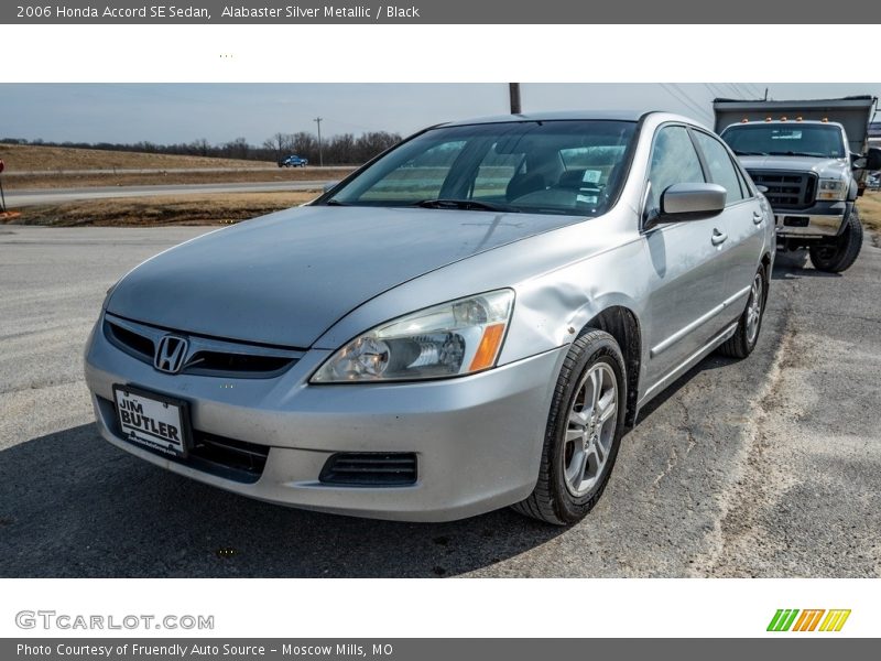 Alabaster Silver Metallic / Black 2006 Honda Accord SE Sedan