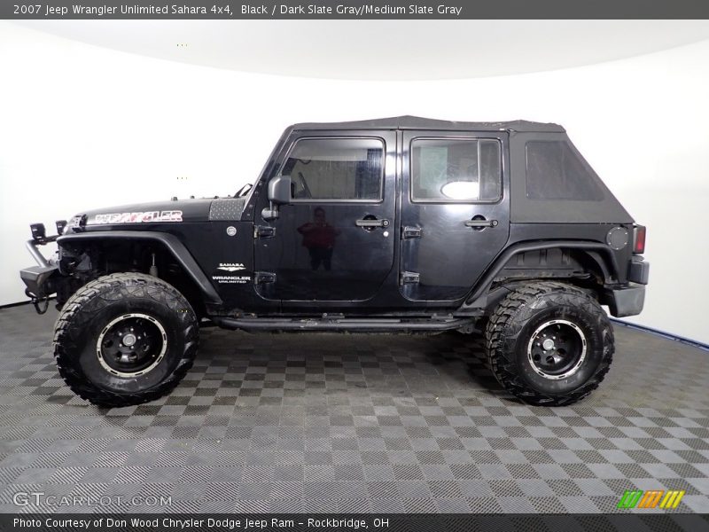 Black / Dark Slate Gray/Medium Slate Gray 2007 Jeep Wrangler Unlimited Sahara 4x4