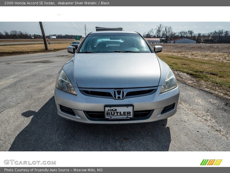 Alabaster Silver Metallic / Black 2006 Honda Accord SE Sedan