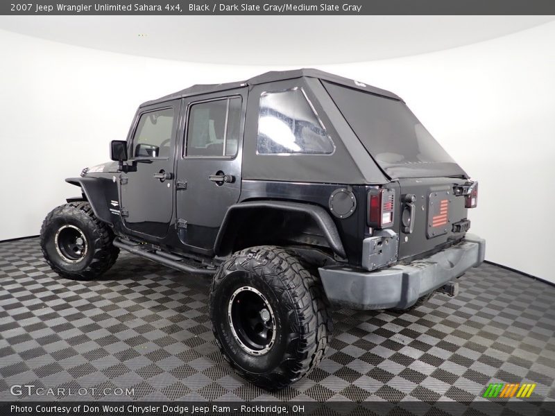 Black / Dark Slate Gray/Medium Slate Gray 2007 Jeep Wrangler Unlimited Sahara 4x4