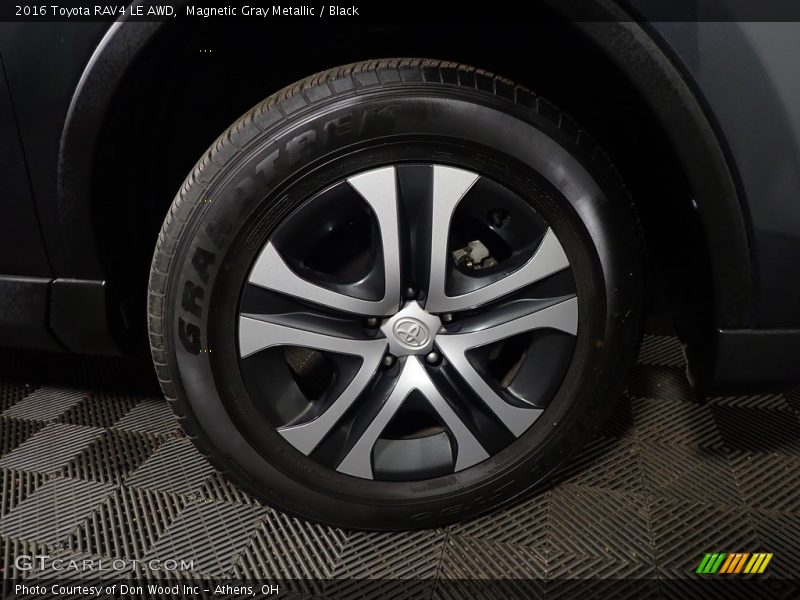 Magnetic Gray Metallic / Black 2016 Toyota RAV4 LE AWD