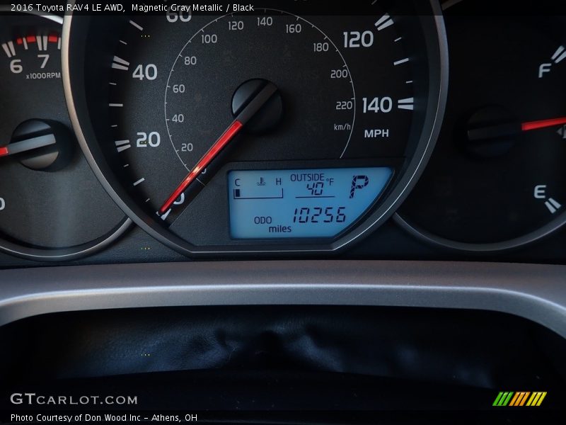 Magnetic Gray Metallic / Black 2016 Toyota RAV4 LE AWD