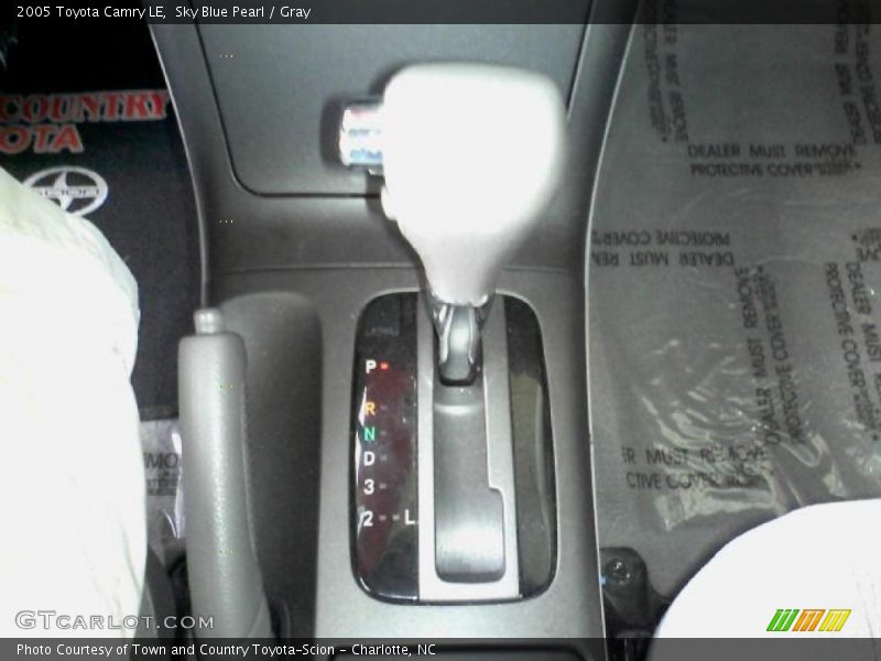 Sky Blue Pearl / Gray 2005 Toyota Camry LE
