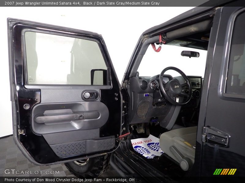 Black / Dark Slate Gray/Medium Slate Gray 2007 Jeep Wrangler Unlimited Sahara 4x4