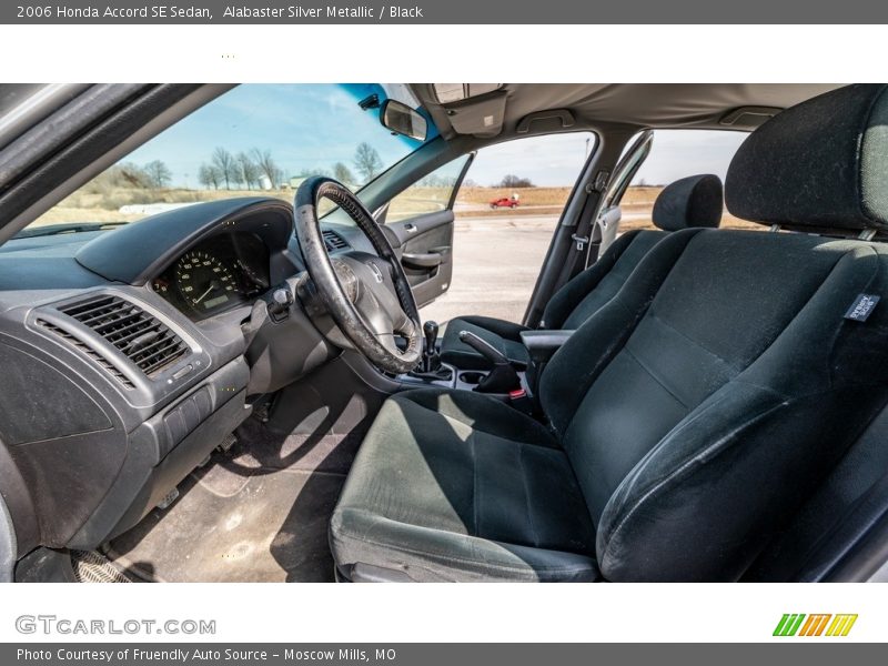 Alabaster Silver Metallic / Black 2006 Honda Accord SE Sedan