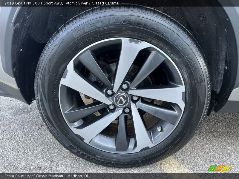 Atomic Silver / Glazed Caramel 2019 Lexus NX 300 F Sport AWD