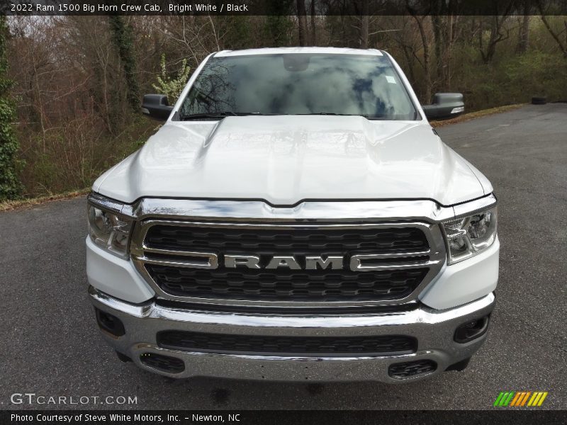 Bright White / Black 2022 Ram 1500 Big Horn Crew Cab