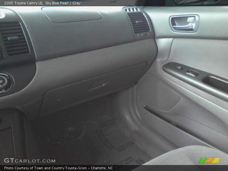 Sky Blue Pearl / Gray 2005 Toyota Camry LE