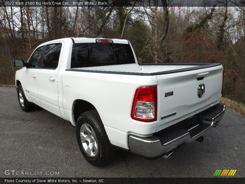 Bright White / Black 2022 Ram 1500 Big Horn Crew Cab