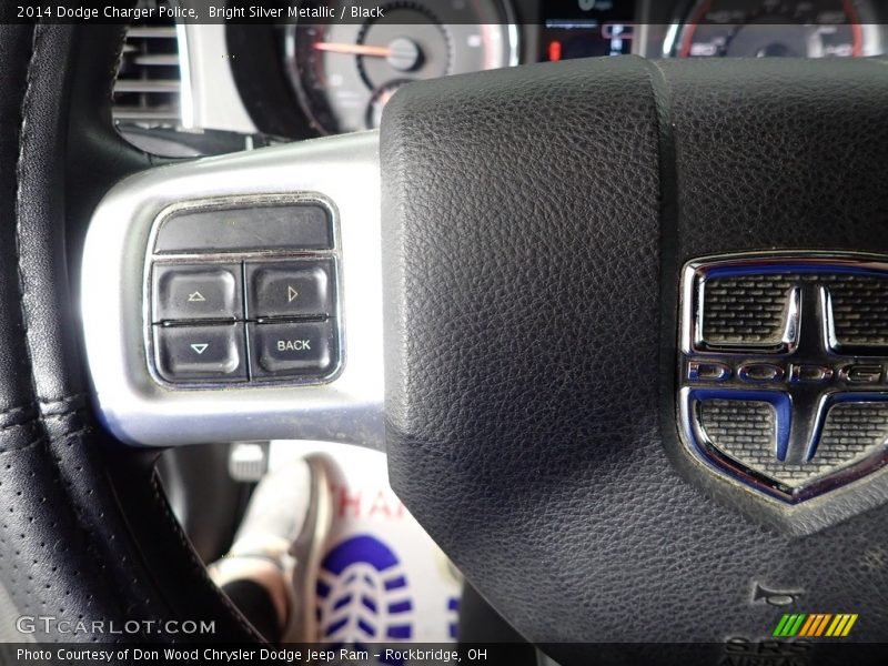 Bright Silver Metallic / Black 2014 Dodge Charger Police
