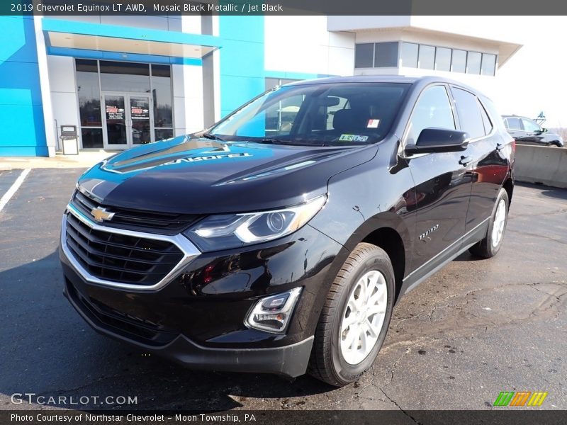 Mosaic Black Metallic / Jet Black 2019 Chevrolet Equinox LT AWD